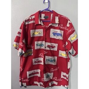 Werkender Men's Shirt Size L Cars Sport Car Car Show Short Sleeve